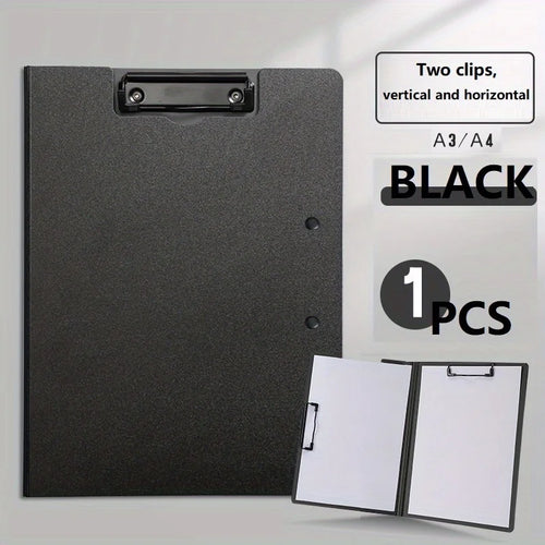 1pc A4 File Folders, Documents Organizer, Clipboard With Cover, Paper