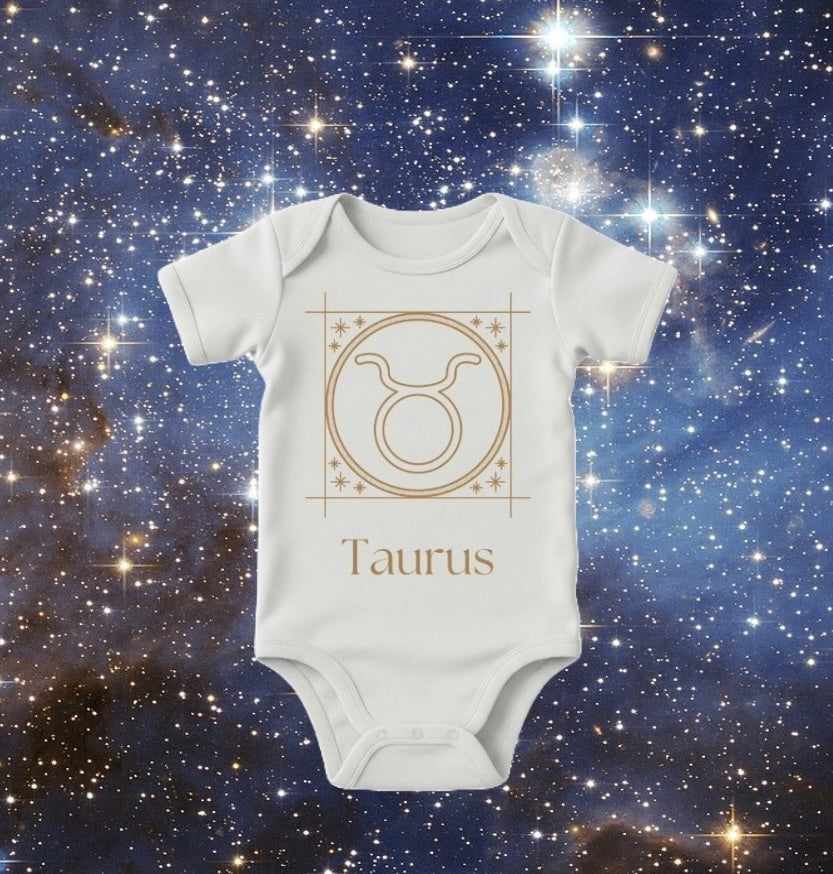 Zodiac Baby Bodysuit - Taurus