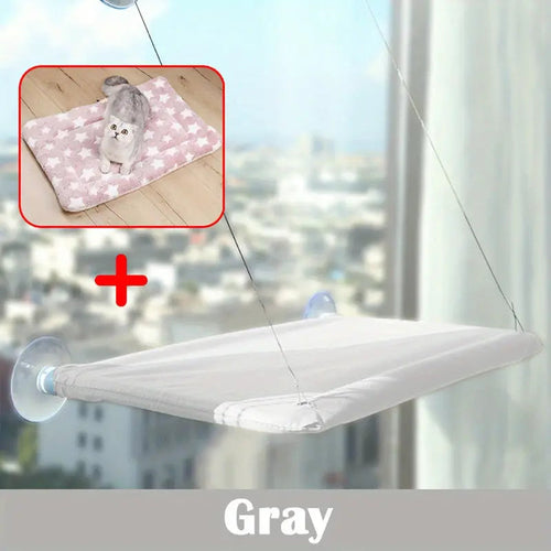 Comfy Cat Window Perch - Cozy Window Mounted Hammock Bed For Cats