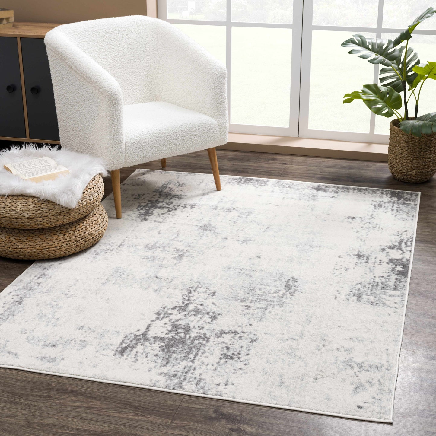 Tigrima Gray & Ivory 2321 Area Rug - Clearance