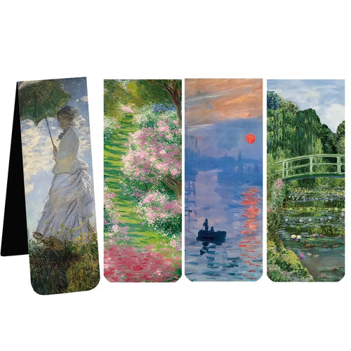 4Pcs Magnetic Bookmarks with Magnet Book Markers Page Clip for