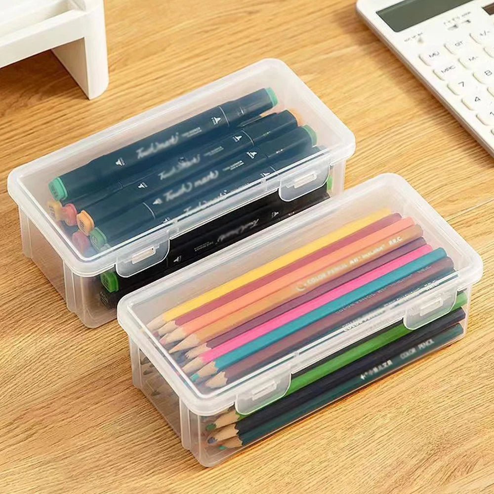 Translucent PencCase Large Capacity Lightweight Convenient for School