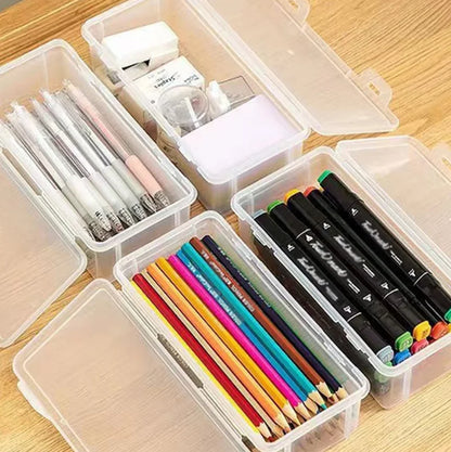 Translucent PencCase Large Capacity Lightweight Convenient for School