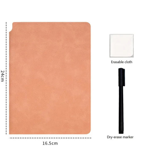 A5 Reusable Whiteboard Notebook Memo Book With Free Whiteboard Pen