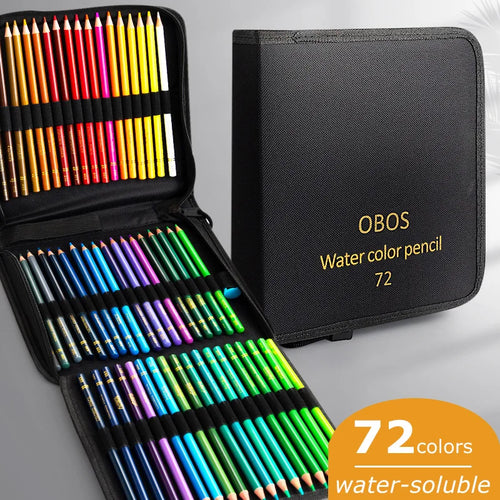 48/72/120/200 Pcs Colored Pencils Set Watercolor Drawing Pencils with