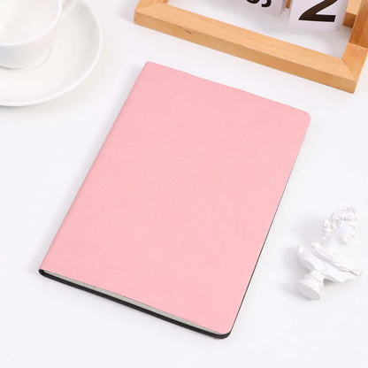 A5 Soft Leather Notebook, 120 Pages, Office Stationery, Waterproof