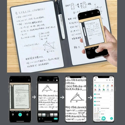 A5 Reusable Whiteboard Notebook Memo Book With Free Whiteboard Pen