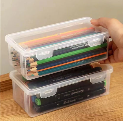 Translucent PencCase Large Capacity Lightweight Convenient for School