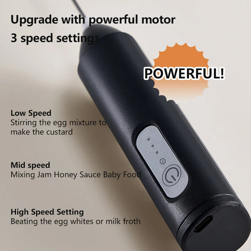 Wireless Milk Frothers Electric Handheld Blender Electrical Mini