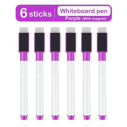 Magnetic Erasable Whiteboard Pen Color Options Blackboard Note
