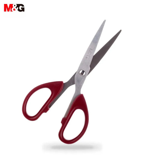 M&G 160mm Red Scissor Office Household Life Scissors Medium Handmade