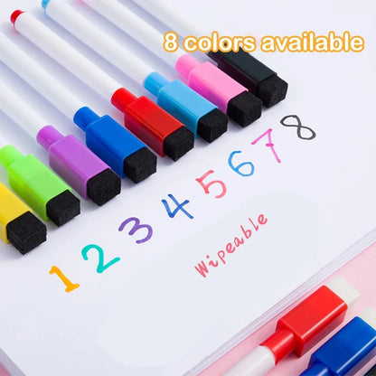 Magnetic Erasable Whiteboard Pen Color Options Blackboard Note