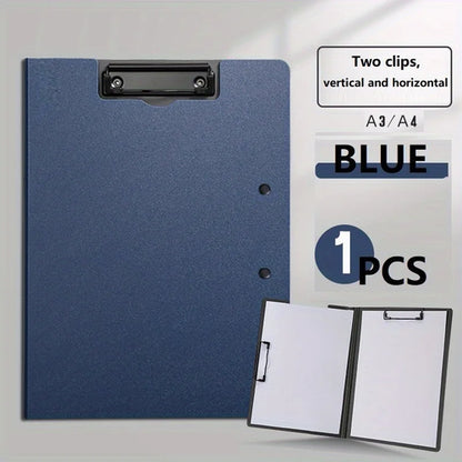 1pc A4 File Folders, Documents Organizer, Clipboard With Cover, Paper