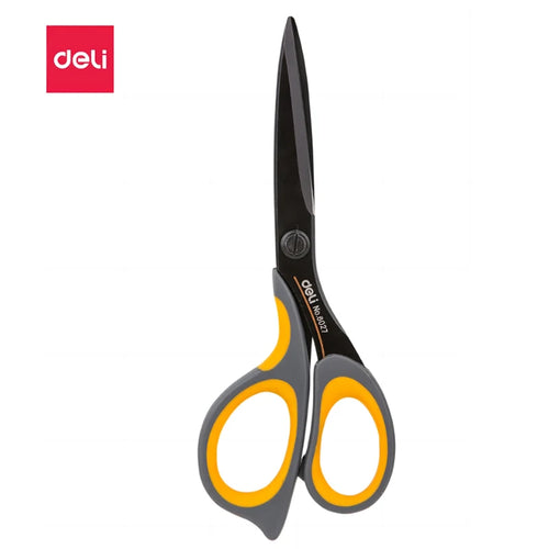Deli-Stainless Steel Anti-Stick Scissors, Alloy Stationery, School