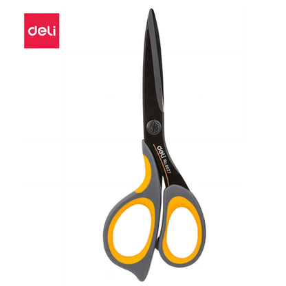 Deli-Stainless Steel Anti-Stick Scissors, Alloy Stationery, School