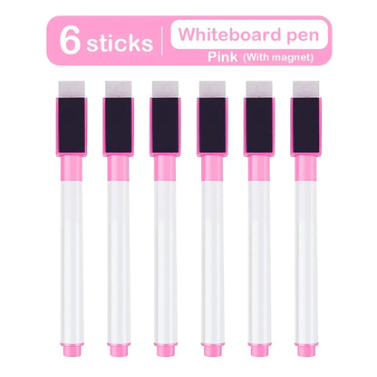 Magnetic Erasable Whiteboard Pen Color Options Blackboard Note