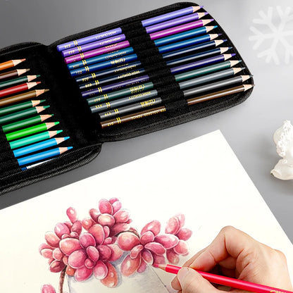 48/72/120/200 Pcs Colored Pencils Set Watercolor Drawing Pencils with