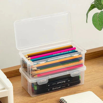Translucent PencCase Large Capacity Lightweight Convenient for School