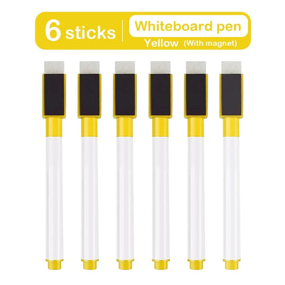Magnetic Erasable Whiteboard Pen Color Options Blackboard Note