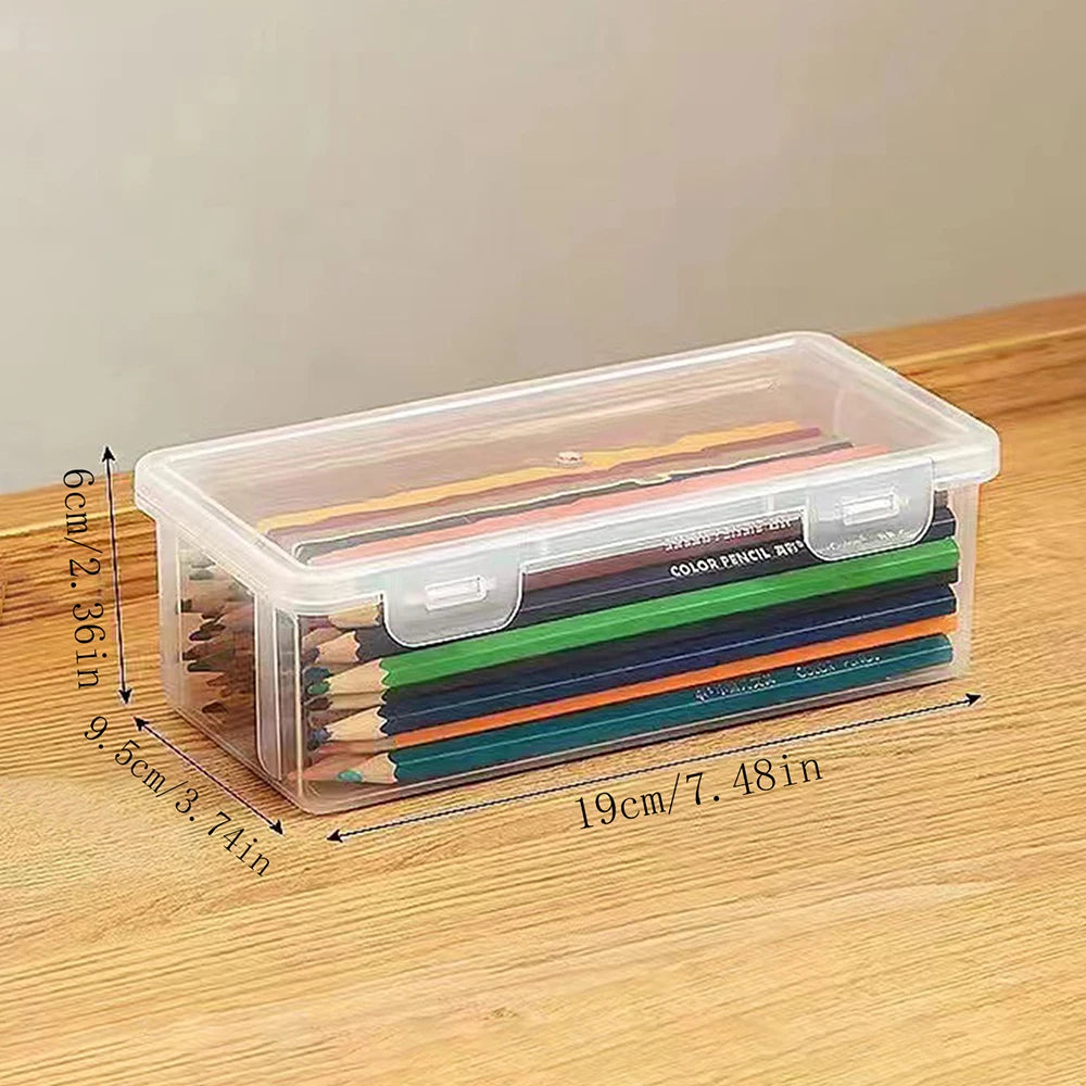 Translucent PencCase Large Capacity Lightweight Convenient for School