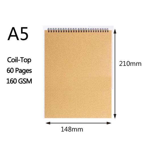 A3/A4/A5/8k/16k Sketchbook Thick Paper 160 GSM Notebook for painting