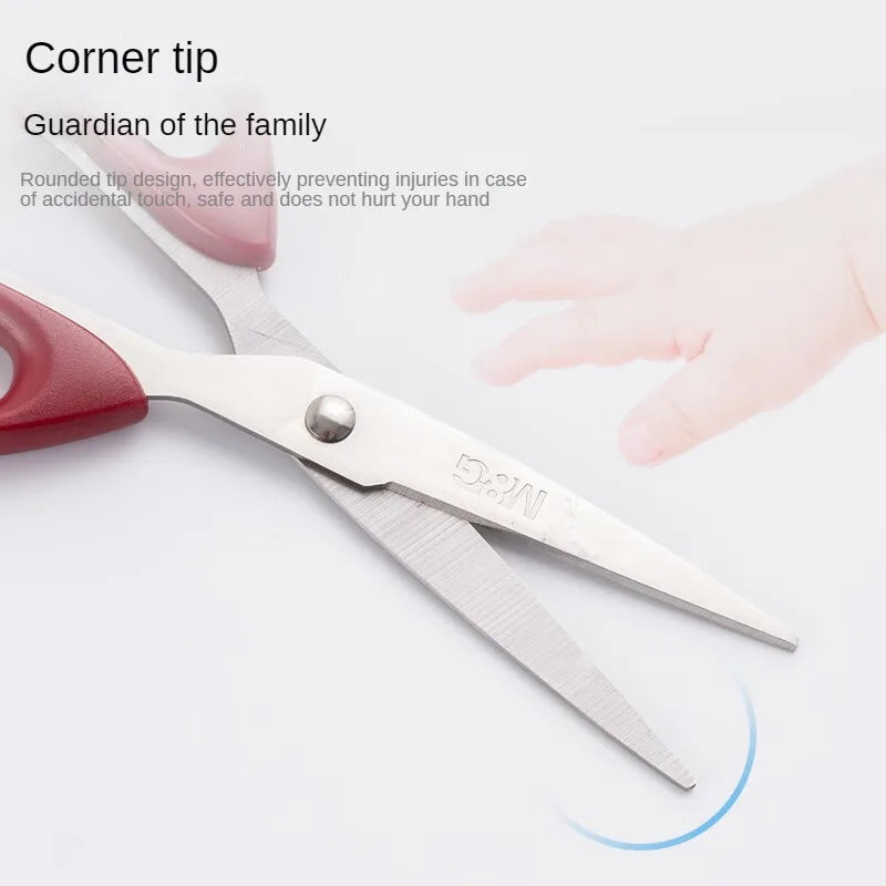 M&G 160mm Red Scissor Office Household Life Scissors Medium Handmade