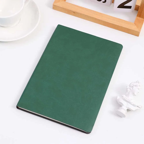 A5 Soft Leather Notebook, 120 Pages, Office Stationery, Waterproof