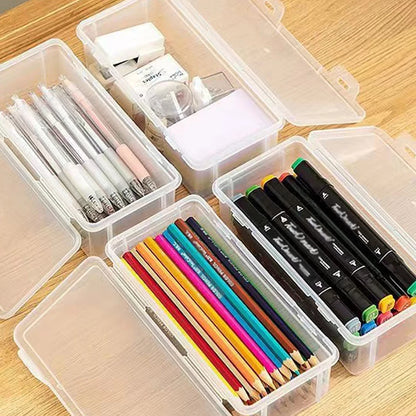 Translucent PencCase Large Capacity Lightweight Convenient for School
