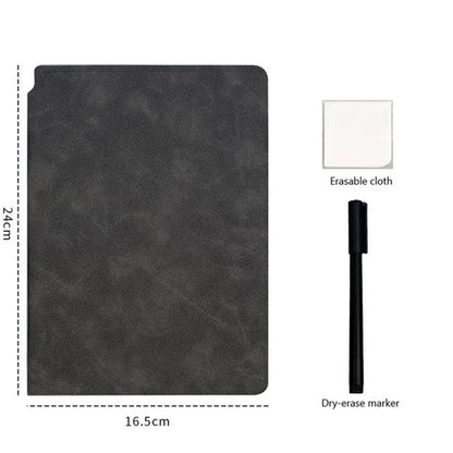 A5 Reusable Whiteboard Notebook Memo Book With Free Whiteboard Pen