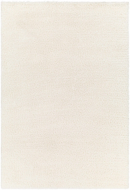 Heavenly Solid Cream Plush Rug