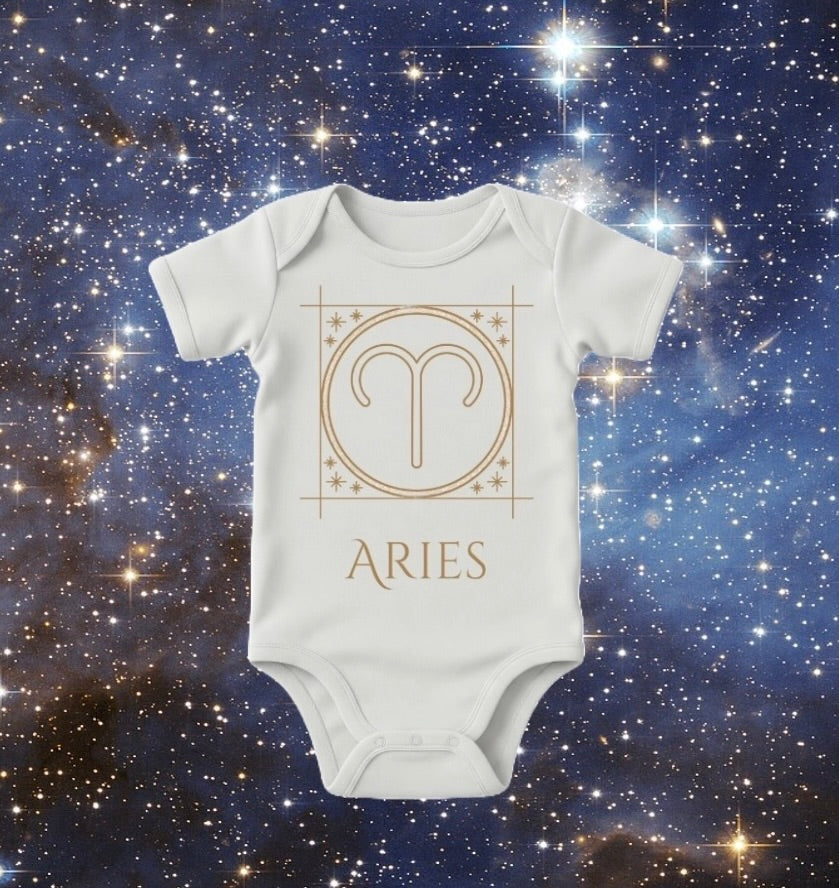 Zodiac Baby Bodysuit - Aries